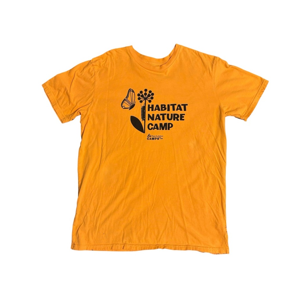 Habitat Nature Camp Orange Shirt 100% Organic
